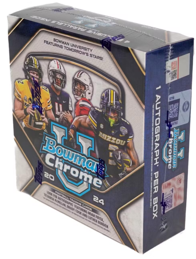 2024 Bowman University Chrome Football Monster Box