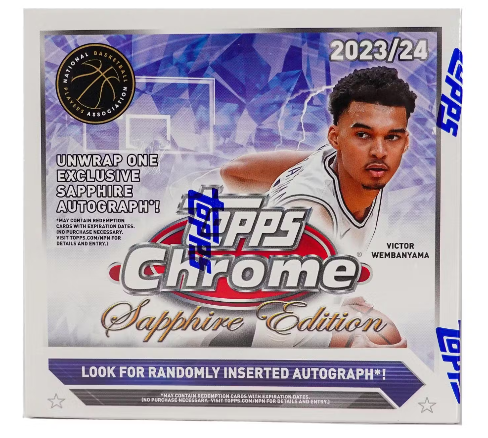 2023/24 Topps Chrome Basketball Sapphire Edition Box