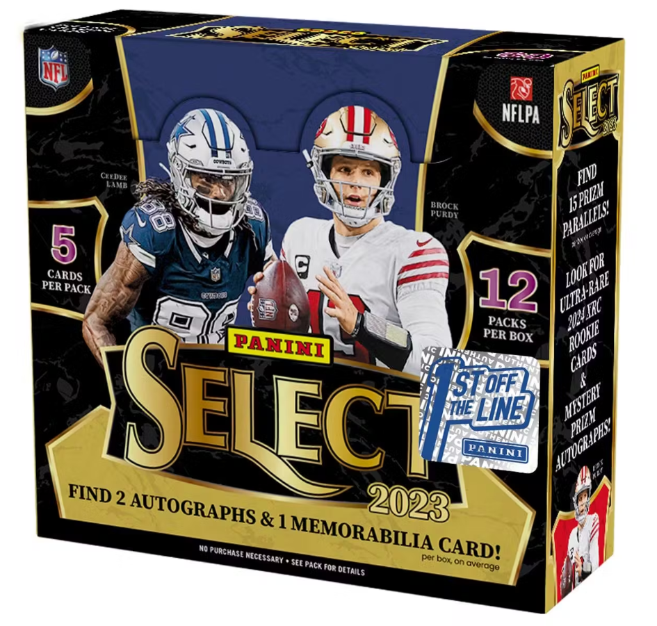 2023 Panini Select Football 1st Off The Line FOTL Hobby