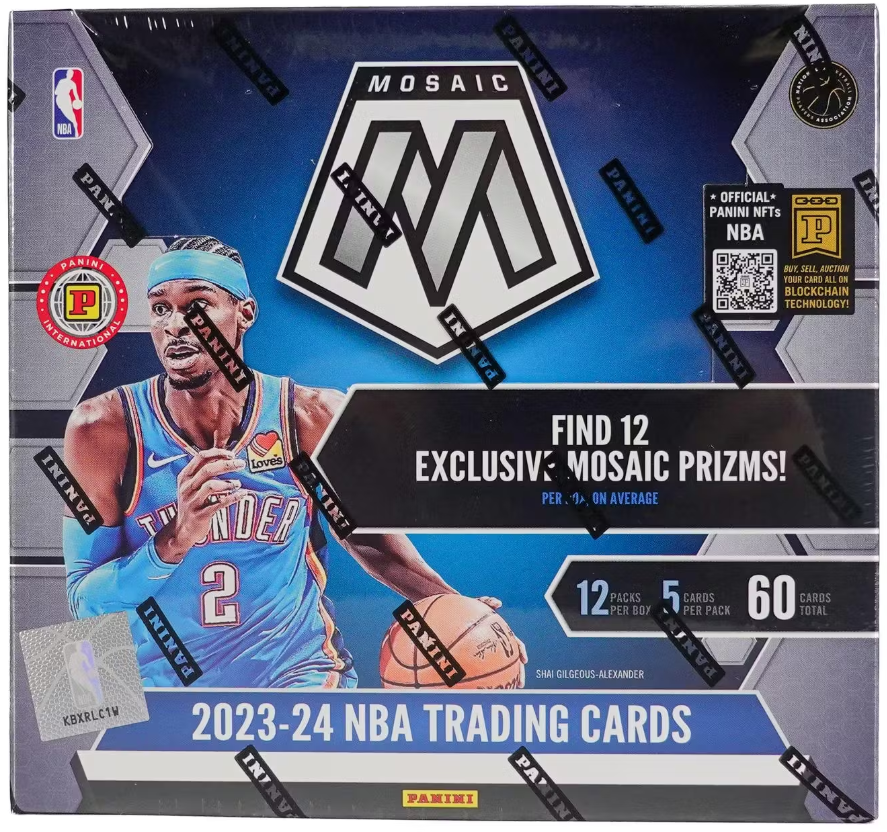 2023/24 Panini Mosaic Basketball International Hobby Box