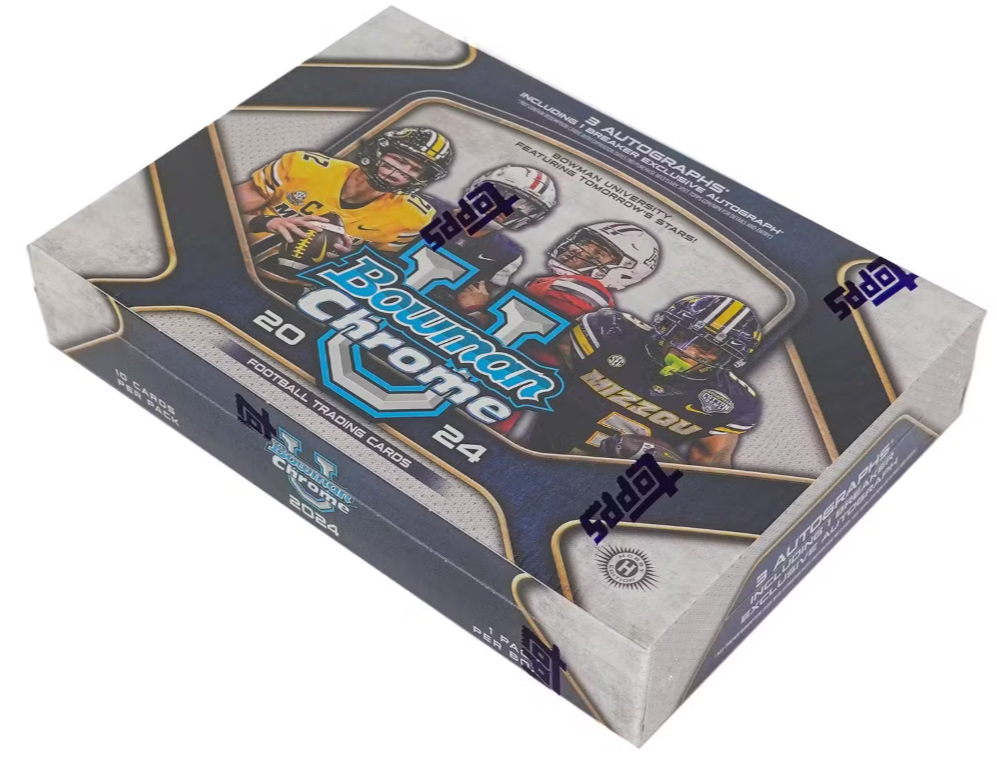 2024 Bowman University Chrome Football Breaker Delight Box